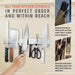Stainless Steel Magnetic Knife Strip – 30, 40 or 50 cm
