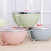 Stainless Steel Instant Noodle Bowl with Handle — 900ml, Cool‑Touch Outer (Pink/Green/Blue)