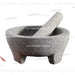 Natural Granite Mortar and Pestle for Spices, Pastes and Guacamole