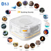 White Noise Machine with Bluetooth Speaker and Night Light — Sleep Aid for Babies & Adults