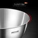 304 Stainless Steel Mixing Bowl (16–30cm) — LFGB Certified with Measuring Scale
