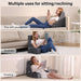 Extra-Large Memory Foam Reading Pillow with Armrests — Bed & Chair Backrest for TV and Gaming