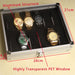 Aluminium-Frame Watch Storage Box — 6 / 12 / 24 Slot Display Case