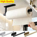 Stainless Steel Paper Towel Holder – Adhesive or Screw-Fix Wall & Cabinet Mount