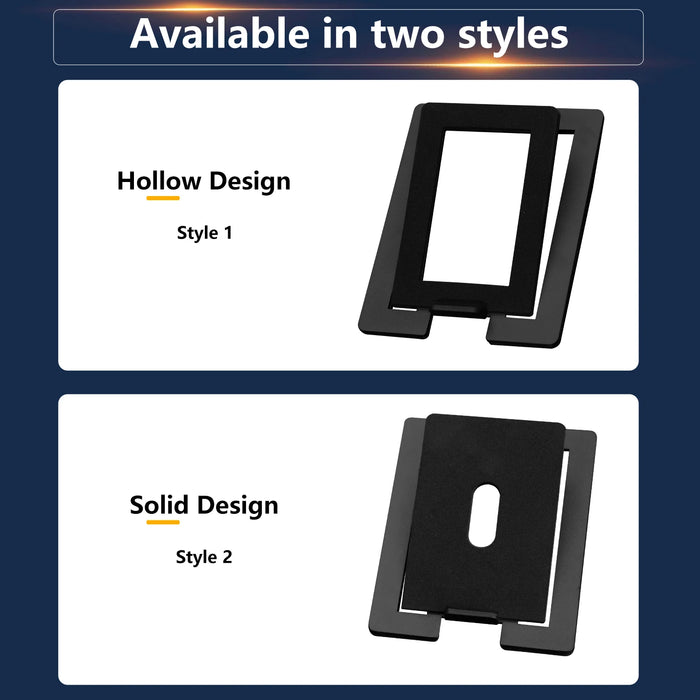Desktop Speaker Base Stand — Carbon Steel Support for Computer Speakers (Single Stand)