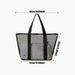 Quick-Dry Mesh Shower Caddy Tote – Beach & Travel Wash Bag (8 Pockets)