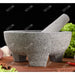 Granite Mortar and Pestle – Natural Stone Grinder for Spices & Guacamole