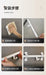 No-Punch Wall-Mounted Kitchen Rack with Movable Hook Spoon Holder — White Aluminium