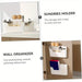 Punch-Free Wall-Mounted Plastic Storage Bin – Single Cabinet Door Organiser (S or L)