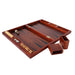 Foldable Wooden Backgammon Set — Portable Classic for Family & Travel (Random Style)