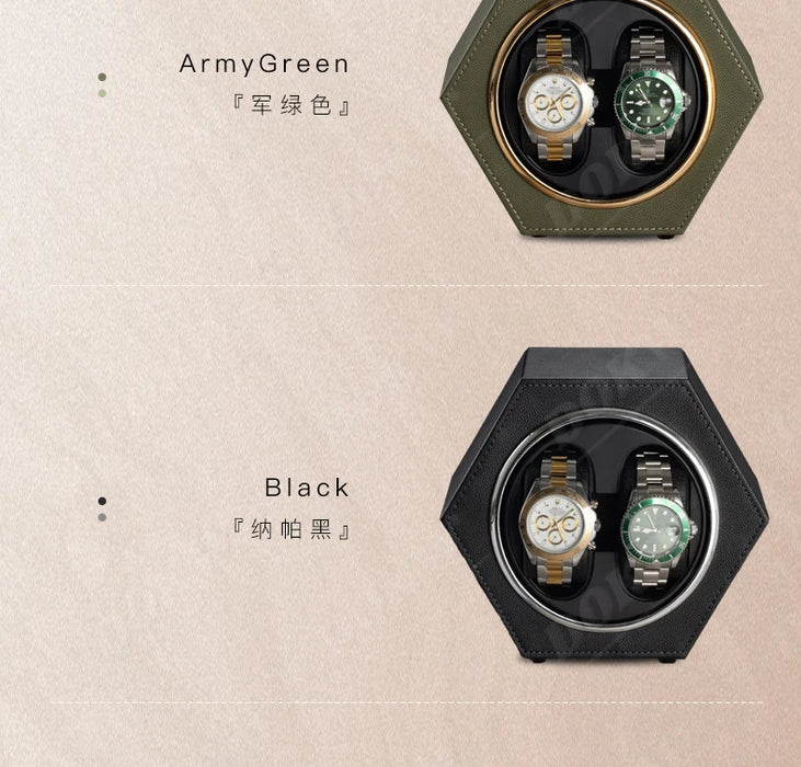 Type-C Mini Single Motor Watch Winder with Adjustable Rotation Modes