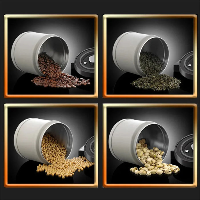 Stainless Steel Vacuum Coffee Canister – Airtight Storage for Beans, Tea & Grains