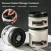 Stainless Steel Vacuum Coffee Canister – Airtight Storage for Beans, Tea & Grains