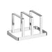 Stainless Steel Cutting Board & Pot Lid Organiser — Space-Saving Countertop Rack