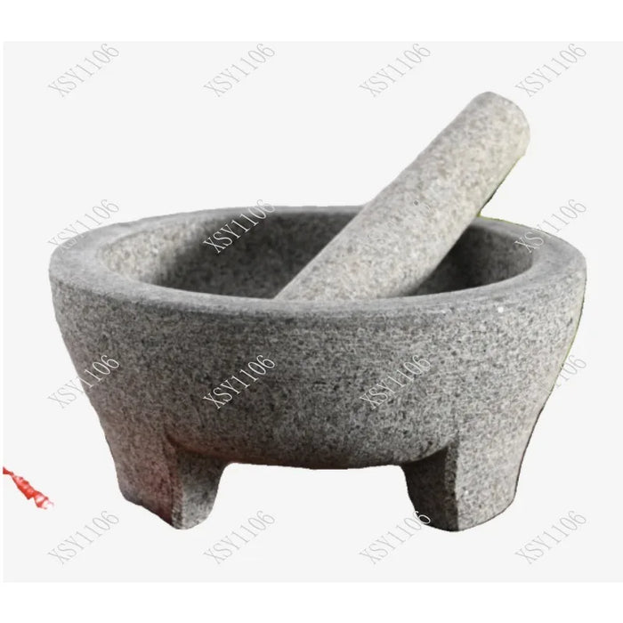 Granite Mortar and Pestle – Natural Stone Grinder for Spices & Guacamole