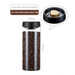 Vacuum-Sealed Glass Storage Jar for Coffee & Tea — Multiple Sizes