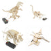 Wooden Dinosaur STEM Model Kit – choose 1 or 4 pcs (T‑Rex, Triceratops, Pterosaur, Brachiosaurus)