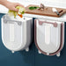 Folding Wall-Mounted Kitchen Bin — Small & Large, Plastic, Grey/Purple/Blue