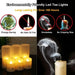 USB Rechargeable Flameless Tea Lights with Remote & Timer – 6 Pack Warm White