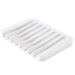 Silicone Self-Draining Soap Dish — Anti-Slip Soap Holder (11.5×8×1cm)