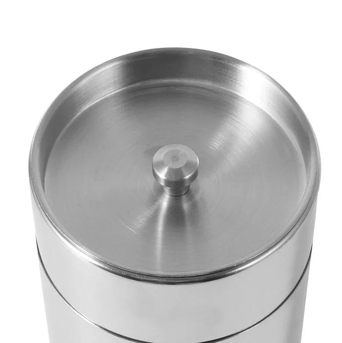 Stainless Steel Tea Canister – 400ml or 550ml with Tight-Fitting Sliding Lid