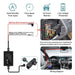 1080p Dual‑Lens Dash Cam with Wi‑Fi — Front & Cabin, Night Vision, Loop Recording