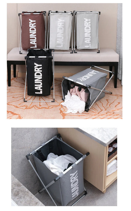 Large Foldable Waterproof Laundry Basket – 600D Oxford Storage Organiser