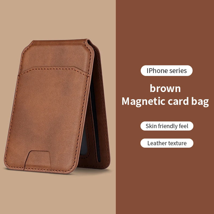 Magnetic Leather Wallet Case for iPhone 12/13/14/15/16 Pro Max – Card Holder