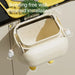 Cream Wall-mounted Kitchen Bin with Lid — 9L / 12L (DIY option)
