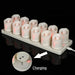 Rechargeable LED Tea Lights with Remote & Timer — Flameless Warm and Colour Modes