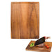 Wooden Double‑Sided Cutting Board — Rectangle, M & L — Charcuterie, Pizza & Bread Serving Board