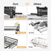 Extendable Over‑Sink Dish Drying Rack – Carbon Steel, Large Capacity