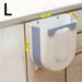 Folding Wall-Mounted Kitchen Bin — Small & Large, Plastic, Grey/Purple/Blue