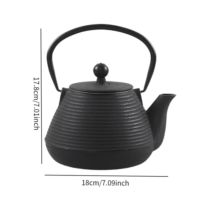 Cast Iron Tea Kettle 1.0L — Japanese-style with Loose-Leaf Infuser