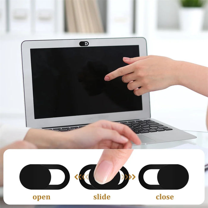 Webcam Cover Slider — Pack of 5 or 10 Privacy Shutters for Laptops, Tablets & Phones
