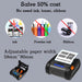 Portable 80mm Thermal Label & Receipt Printer — USB, Wi‑Fi & Bluetooth (iOS/Android/Windows)