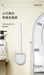 Silicone Toilet Brush with Quick‑Dry Base, Flexible Flat Head and Non‑Slip Handle
