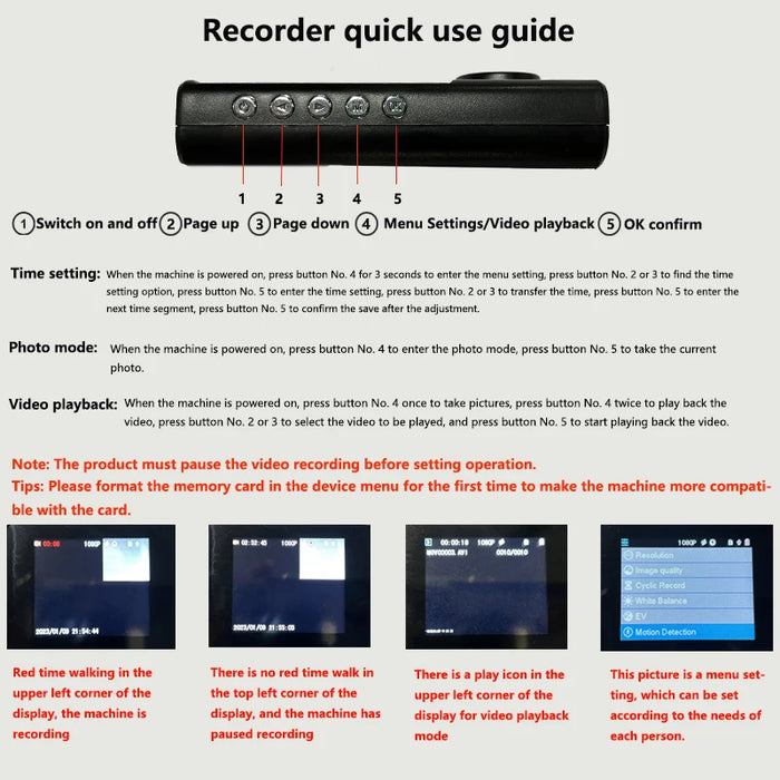 1080P Dual Camera Dash Cam — Front & Interior (2‑ or 3‑camera options)