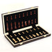 Magnetic Wooden Chess, Checkers & Backgammon Set — Foldable Travel Board with Extra Queens