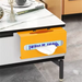 No‑Punch Carbon Steel Kitchen Paper Towel Holder — Cabinet, Drawer or Wall
