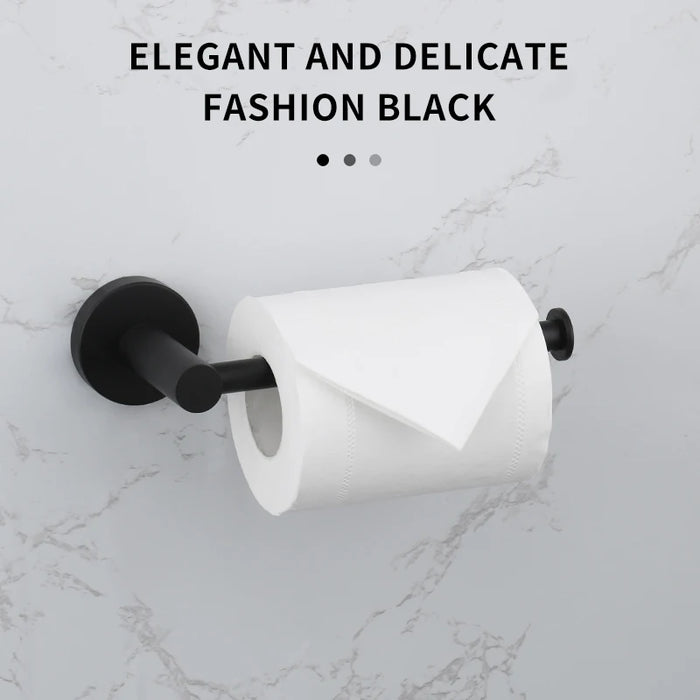 SUS304 Stainless Steel Wall-Mount Toilet Roll Holder — Multiple Finishes