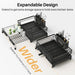 Extendable Over‑Sink Dish Drying Rack – Carbon Steel, Large Capacity