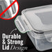 Kitchen Food Container Set — 10× 840ml BPA-Free Plastic, Microwave & Dishwasher Safe, with 10 Stickers & Marker