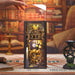 Book Nook Miniature Dollhouse Kit with Touch Light & Dust Cover — Nebula Common Room
