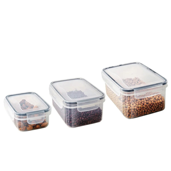 Kitchen Food Container Set — 10× 840ml BPA-Free Plastic, Microwave & Dishwasher Safe, with 10 Stickers & Marker