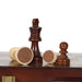 39cm (15in) Foldable Handmade Wooden Chess Set with Extra Queens