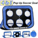 4-in-1 Pop-Up Kids Football Goal – Foldable 120×80×80cm Target Net