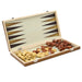 3‑in‑1 Foldable Wooden Travel Board — Chess, Checkers & Backgammon