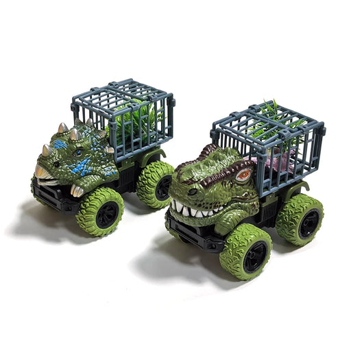 T‑Rex Inertia Dinosaur Truck with Dino Figure – Inertial Monster Truck Toy for Toddlers