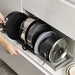 Expandable Stainless-Steel Pot & Pan Organizer Rack with 7 Dividers